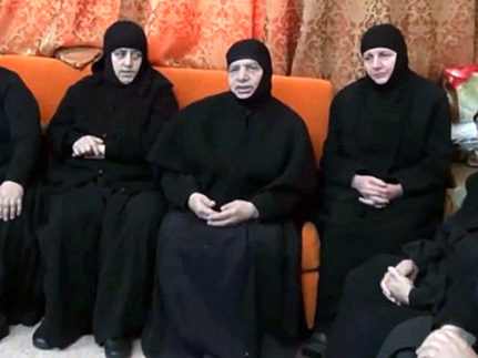 Сирийские монахини-заложницы на свободе