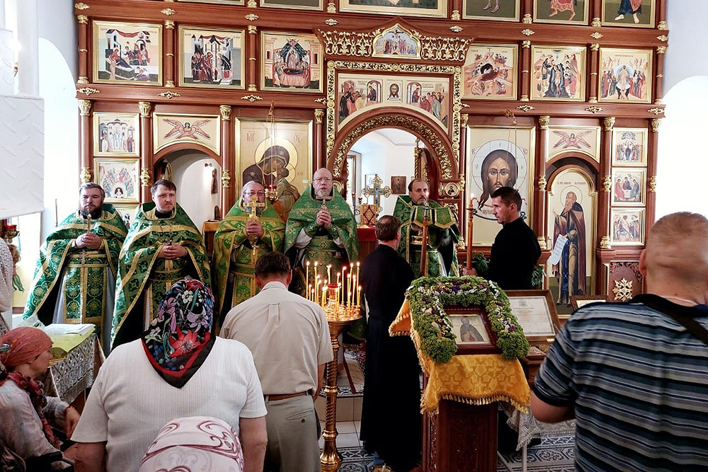 В Ильбухтино состоялась служба в день престольного праздника