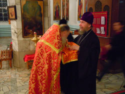 Встреча Архиепископа Анастасия в Боровецкой церкви. Увеличить изображение. Размер файла: 123,59 Kb [800X600]