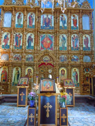 Икона Входа Господня в Иерусалим на иконостасе Боровецкой церкви. Увеличить изображение. Размер файла: 208,41 Kb [600X800]