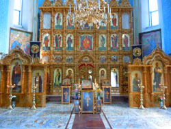 Икона Входа Господня в Иерусалим на иконостасе Боровецкой церкви. Увеличить изображение. Размер файла: 181,53 Kb [800X600]