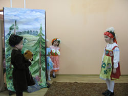 Пасхальный спектакль в детской воскресной школе. Увеличить изображение. Размер файла: 103,65 Kb [800X600]