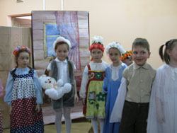 Пасхальный спектакль в детской воскресной школе. Увеличить изображение. Размер файла: 101,14 Kb [800X600]