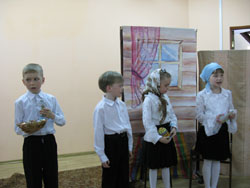 Пасхальный спектакль в детской воскресной школе. Увеличить изображение. Размер файла: 93,24 Kb [800X600]