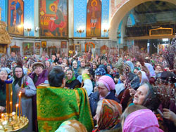 Вербное воскресенье в Боровецкой церкви. Увеличить изображение. Размер файла: 203,49 Kb [800X600]
