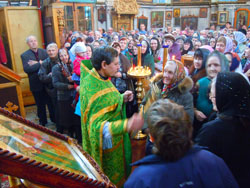 Вербное воскресенье в Боровецкой церкви. Увеличить изображение. Размер файла: 186,68 Kb [800X600]