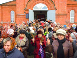 Вербное воскресенье в Боровецкой церкви. Увеличить изображение. Размер файла: 213,61 Kb [800X600]