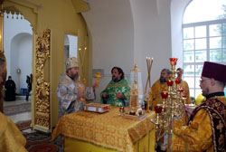 Освящение храма в г. Мензелинск. Увеличить изображение. Размер файла: 129,56 Kb [800X537]