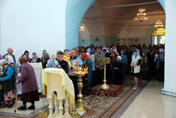 Освящение храма в г. Мензелинск. Увеличить изображение. Размер файла: 115,27 Kb [800X537]