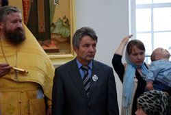 Освящение храма в г. Мензелинск. Увеличить изображение. Размер файла: 96,27 Kb [800X537]