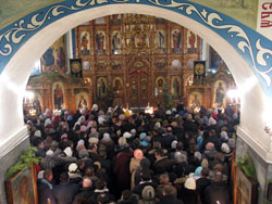 Праздничные Рождественские богослужения в Боровецкой церкви. Увеличить изображение. Размер файла: 172,43 Kb [800X600]