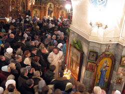 Праздничные Рождественские богослужения в Боровецкой церкви. Увеличить изображение. Размер файла: 154,77 Kb [800X600]