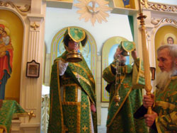 Божественная литургия в день святой блаженной Ксении Петебрургской. Увеличить изображение. Размер файла: 151,3 Kb [800X600]