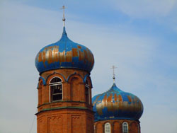 Реставрационные работы куполов Боровецкой церкви. Увеличить изображение. Размер файла: 83,42 Kb [800X600]