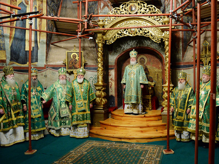 Митрополит Анастасий принял участие в торжествах Троице-Сергиевой лавры