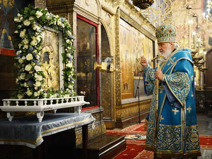 Патриаршее богослужение в праздник Казанской иконы Божией Матери