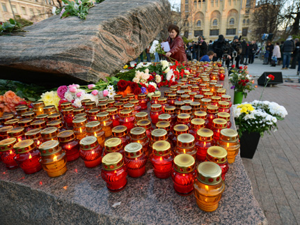 На Бутовском полигоне прошла акция памяти жертвы политических репрессий