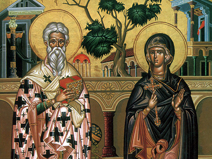 Священномученик   Киприан  и  мученица  Иустина (304)