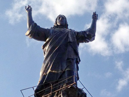 Монумент Иисуса Христа «Я пришел спасти мир» появился в Сирии