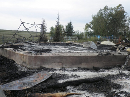 В Альметьевской епархии сгорели две часовни