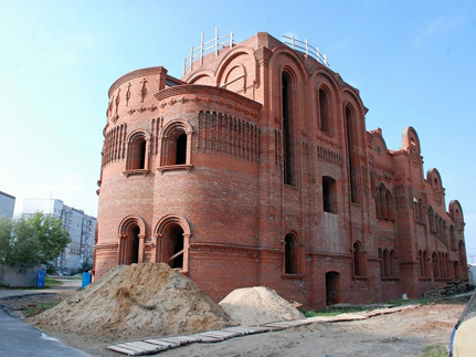 В Казани ведется строительство храма в честь Александра Невского