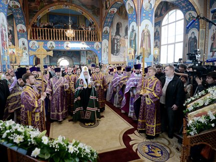 Патриарх Кирилл посетил Крымск