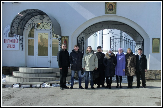Молодежные лидеры в храме Серафима Саровского г. Набережные Челны