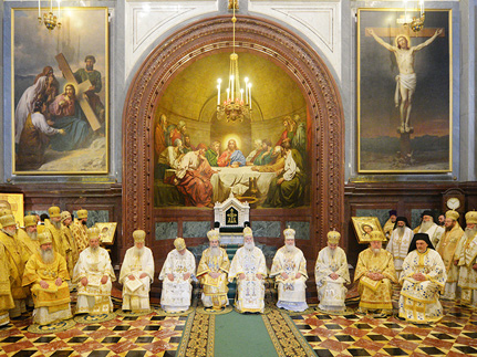 Предстоятели всех Поместных Церквей Православия — в одной Литургии