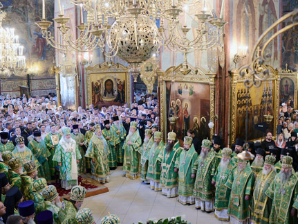 Митрополит Анастасий принял участие в торжествах в Троице-Сергиевой Лавре