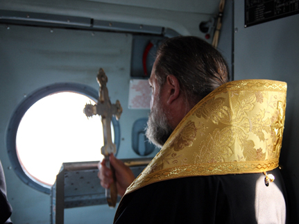 Приамурье, пострадавшее от стихии, посетил епископ Благовещенский Лукиан