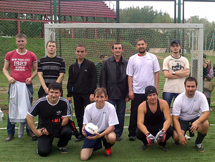 Православная молодежь провела футбольный матч