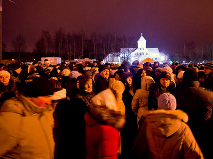 В Беларуси Дарам волхвов поклонилось около полумиллиона верующих