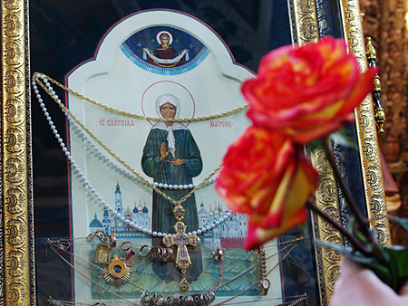 В Боровецком храме пребывает икона Матроны Московской