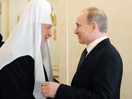 Президент России признался в огромном уважении к патриарху Кириллу