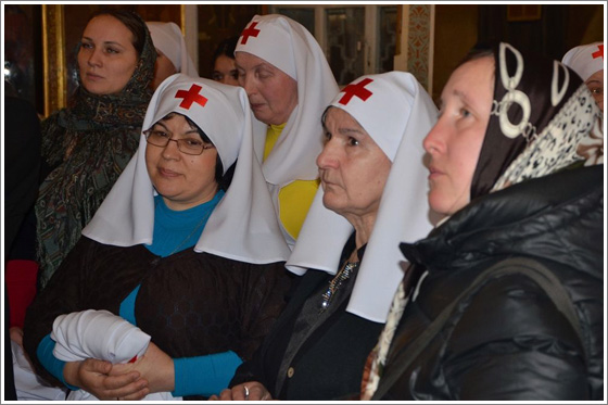 В Казани совершен чин посвящение в сестры милосердия