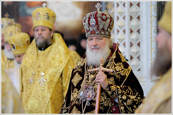 Божественная литургия по случаю пятой годовщины интронизации Патриарха Кирилла