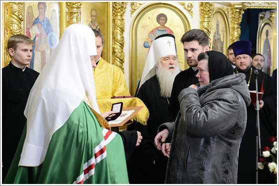 Патриарх Кирилл наградил орденом Дмитрия Маковкина посмертно