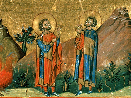 Преподобные исповедники Евгений и Макарий (363)
