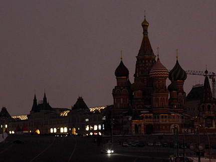 «Час Земли» отключил декоративную подсветку главных храмов России