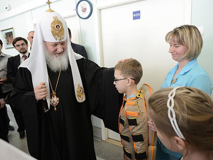 Патриарх Кирилл посетил Научно-практический центр детской психоневрологии