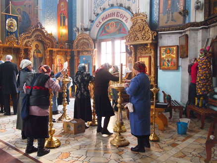 В Боровецкой церкви состоялась уборка