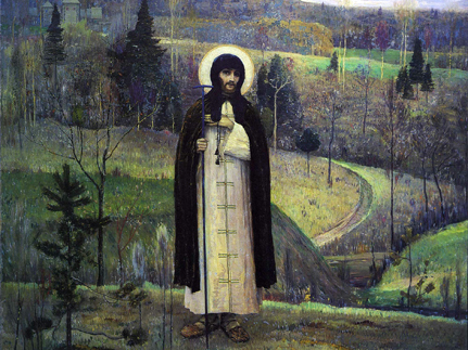 Смиренный  монах  Сергий  Радонежский