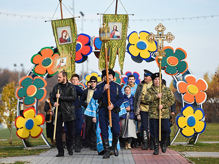 Челнинцы на крестном ходе в Нижнекамске [+Видео]