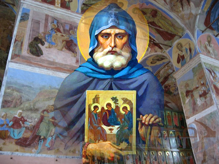 Преподобный   Александр  Свирский   (1533)