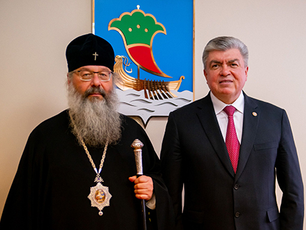 Состоялась встреча главы Татарстанской митрополии с мэром Набережных Челнов