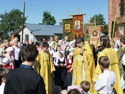 Детский молебен состоялся в Ярославской епархии 