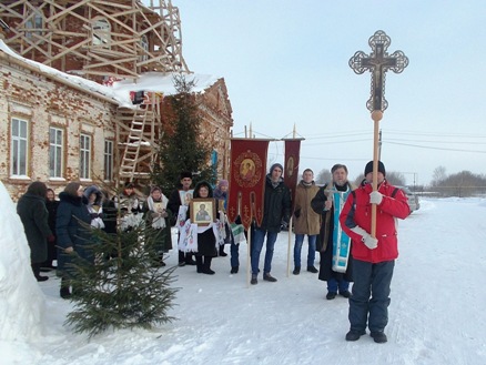 Освящение Крещенских купелей в Менделеевском районе