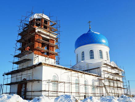 Продолжается восстановление храма Живоначальной Троицы