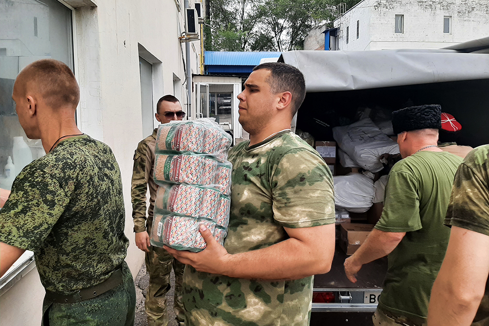 Груз, собранный социальным отделом Закамского благочиния, доставлен на Донбасс
