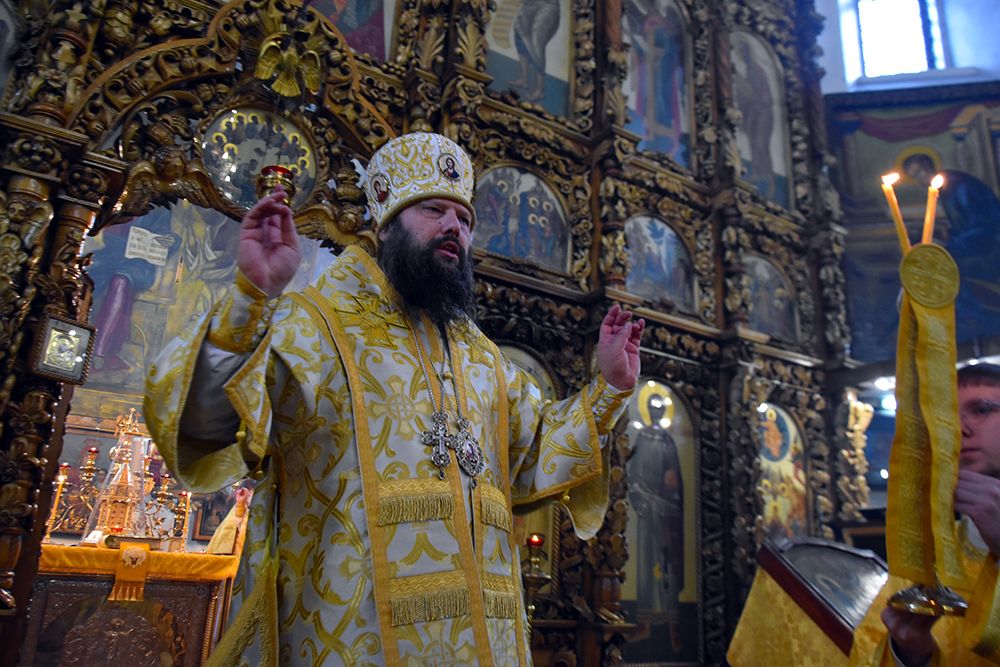Епископ Гавриил совершил Литургию в день памяти апостола Андрея Первозванного